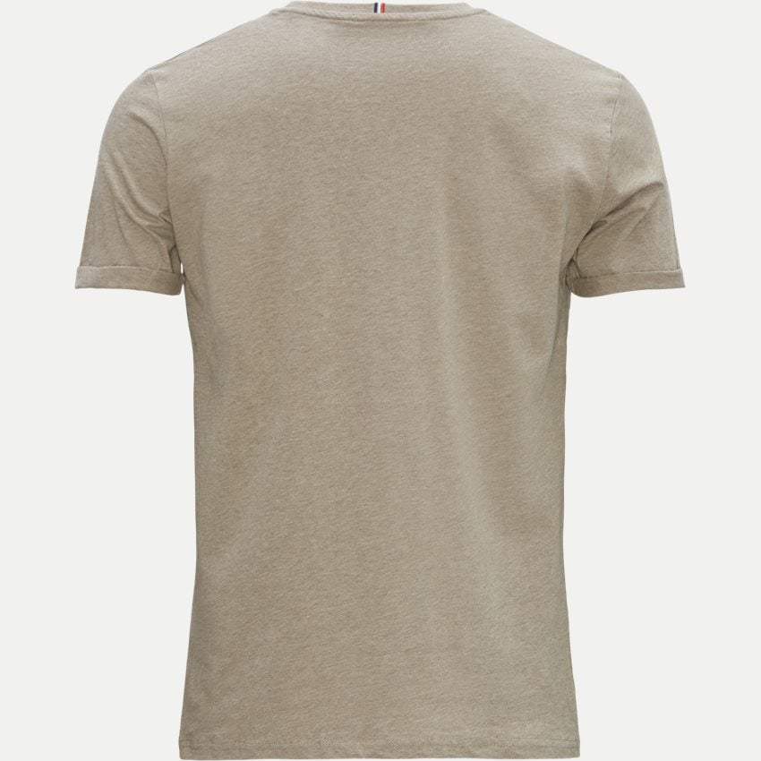 Les Deux T-shirts ENCORE BOUCLE T-SHIRT LDM101110 DARK SAND MELANGE/COFFEE BROWN
